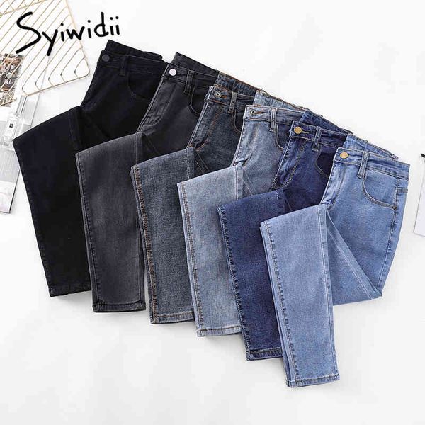 syiwidii high waist skinny jeans woman pencil pants casual black blue gray fashion plus size street style stretch clothing 210417
syiwidii high waist skinny jeans woman pencil pants casual black blue gray fashion plus size street style stretch clothing 210417