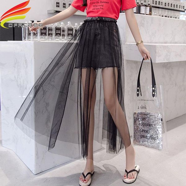 skirts two piece set women 2021 spring tulle skirt fashion mesh and denim jeans high waist saia longa jupe, Black
skirts two piece set women 2021 spring tulle skirt fashion mesh and denim jeans high waist saia longa jupe, Black