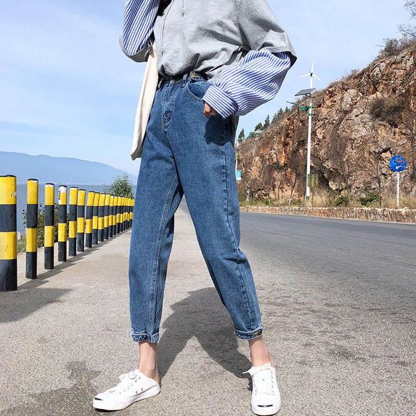 women's pants & capris women jeans fashion slim loose high waist casual wild female denim trousers straight solid color, Black;white
women's pants & capris women jeans fashion slim loose high waist casual wild female denim trousers straight solid color, Black;white