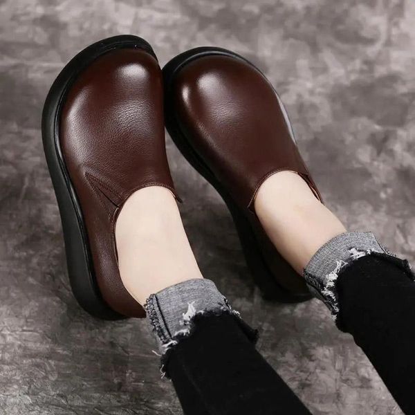 layer cowhide tata you platform soft sole casual big toe shoes retro round leather spring and autumn single women dress, Black
layer cowhide tata you platform soft sole casual big toe shoes retro round leather spring and autumn single women dress, Black