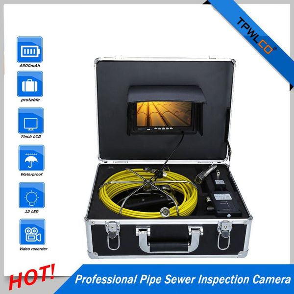high definition pipe inspection camera with 7inch display 23mm lens ip68 sewer pipeline snake video endoscope support dvr ip cameras
high definition pipe inspection camera with 7inch display 23mm lens ip68 sewer pipeline snake video endoscope support dvr ip cameras