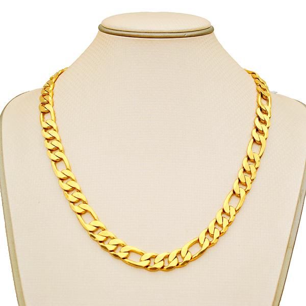 chains massive 18k yellow gold filled man italy figaro curb chain necklace 60cm 10mm, Silver
chains massive 18k yellow gold filled man italy figaro curb chain necklace 60cm 10mm, Silver