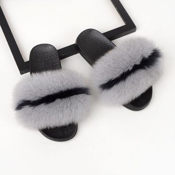 slippers real fluffy fur slides fuzzy sliders soft plush mules summer shoes women, Black
slippers real fluffy fur slides fuzzy sliders soft plush mules summer shoes women, Black