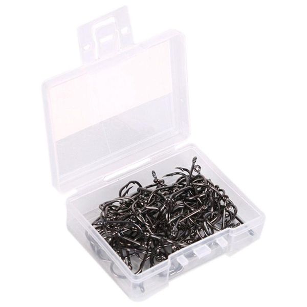fishing hooks 100 pcs/set high carbon steel fishhooks barbed hook equipment for lake river ocean 10#
fishing hooks 100 pcs/set high carbon steel fishhooks barbed hook equipment for lake river ocean 10#