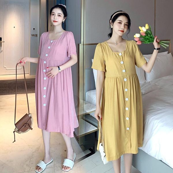maternity dresses 2021 summe chiffon short sleeve soft dress plus size square collar pregnant women mini sweet, White
maternity dresses 2021 summe chiffon short sleeve soft dress plus size square collar pregnant women mini sweet, White