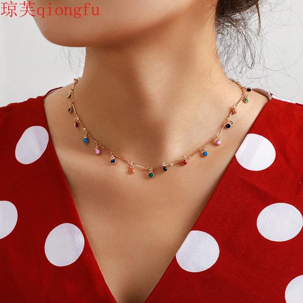 chains qiongfu 2021 fashion simple candy color tassel necklace female wild small ball single layer multi-layer long, Silver
chains qiongfu 2021 fashion simple candy color tassel necklace female wild small ball single layer multi-layer long, Silver