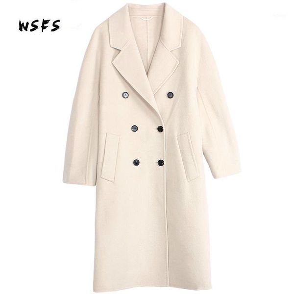 winter coat beige long sleeve 100% sheep wool womens coats bouble breasted turndown office lady elegant trench woolen overcoats women's, Black
winter coat beige long sleeve 100% sheep wool womens coats bouble breasted turndown office lady elegant trench woolen overcoats women's, Black