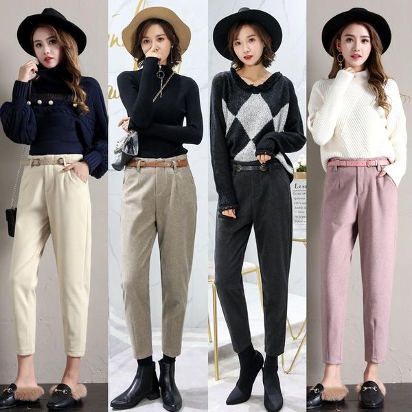 spring autumn slim fit women pant female pants solid color cotton fashion leisure ladies bottoms women's & capris, Black;white
spring autumn slim fit women pant female pants solid color cotton fashion leisure ladies bottoms women's & capris, Black;white