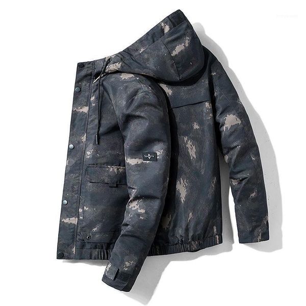 men's jackets 2021 spring and autumn camouflage all-match outer wear handsome hooded thin trend, Black;brown
men's jackets 2021 spring and autumn camouflage all-match outer wear handsome hooded thin trend, Black;brown