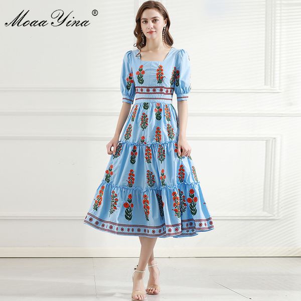fashion designer dress summer women's dress square collar short sleeve flowers embroidery elegant party dresses 210524, Black;gray
fashion designer dress summer women's dress square collar short sleeve flowers embroidery elegant party dresses 210524, Black;gray