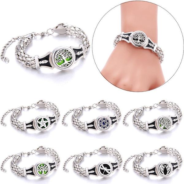 charm bracelets tree of life bracelet essential oil diffuser jewelry aroma perfume locket stainless steel adjustable bangle cha, Golden;silver
charm bracelets tree of life bracelet essential oil diffuser jewelry aroma perfume locket stainless steel adjustable bangle cha, Golden;silver