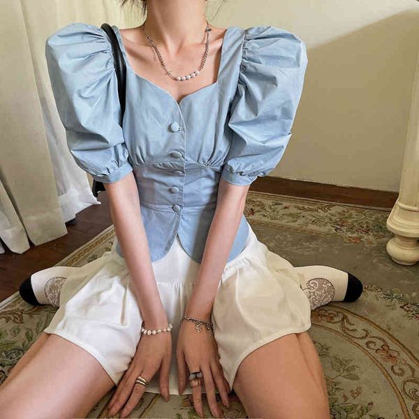 women's blouses & shirts zhisilao elegant puff sleeve blouse women vintage office ladies white square collar mujer summer work shirt s
women's blouses & shirts zhisilao elegant puff sleeve blouse women vintage office ladies white square collar mujer summer work shirt s
