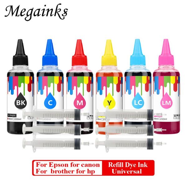 ink refill kits 6pc x 100ml universal dye for canon brother all deskprinter cartridge & ciss
ink refill kits 6pc x 100ml universal dye for canon brother all deskprinter cartridge & ciss