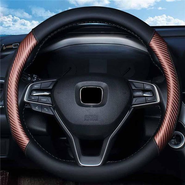 steering wheel covers fashion car cover breathable anti slip leather suitable 38cm auto decoration internal accessories
steering wheel covers fashion car cover breathable anti slip leather suitable 38cm auto decoration internal accessories