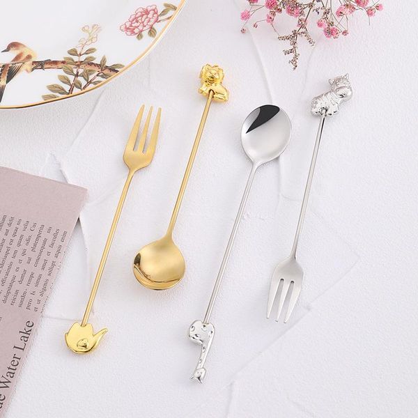 spoons creative animal spoon handle with luxury stainless steel cutlery mini tableware mixing coffee for kawaii kitchen
spoons creative animal spoon handle with luxury stainless steel cutlery mini tableware mixing coffee for kawaii kitchen