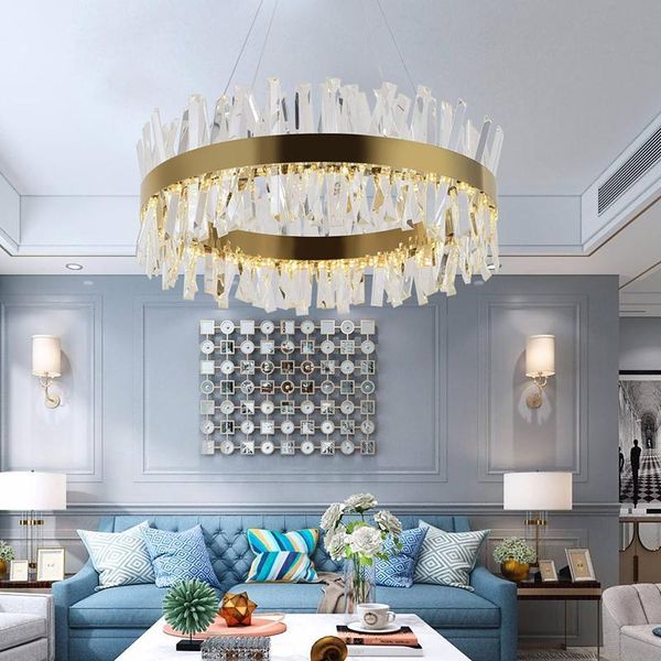 chandeliers 40/60/80cm round crystal chandelier lamp luxury lustre living room decoration sivler gold light home
chandeliers 40/60/80cm round crystal chandelier lamp luxury lustre living room decoration sivler gold light home