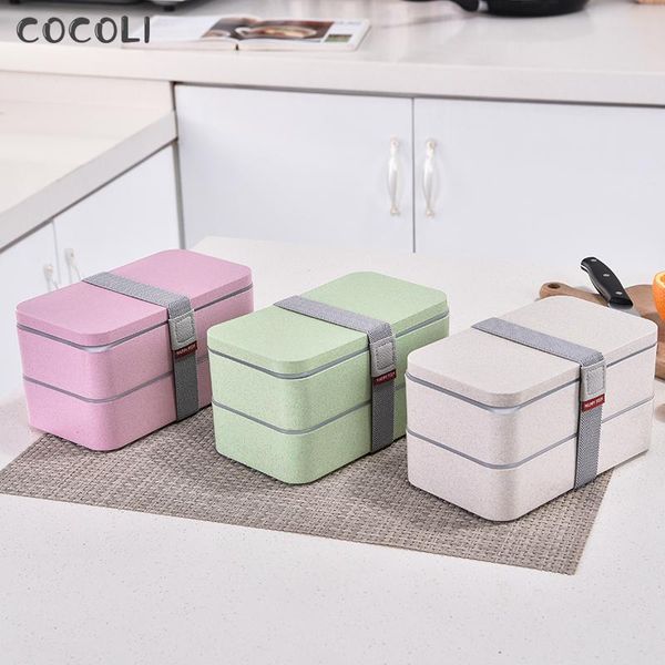 1200ml wheat straw double layers lunch box with spoon healthy material bento boxes microwave storage container lunchbox dinnerware sets
1200ml wheat straw double layers lunch box with spoon healthy material bento boxes microwave storage container lunchbox dinnerware sets