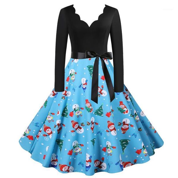 casual dresses women autumn and winter vintage long sleeve christmas print 1950s housewife party dress bodycon roupa feminina, Black;gray
casual dresses women autumn and winter vintage long sleeve christmas print 1950s housewife party dress bodycon roupa feminina, Black;gray