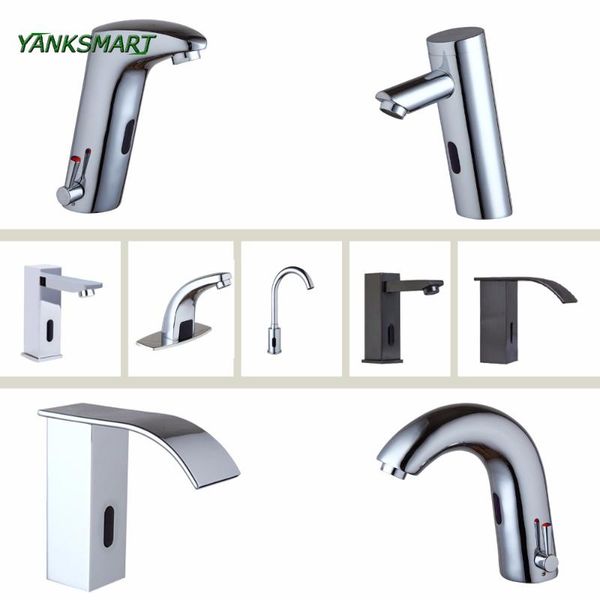 bathroom sink faucets yanksmart kitchen automatic sensor hands brass orb black chrome polished swivel mixer / single cold faucet tap
bathroom sink faucets yanksmart kitchen automatic sensor hands brass orb black chrome polished swivel mixer / single cold faucet tap