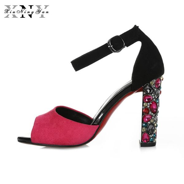 xiuningyan women sandals 2021 shoes buckle genune leather classic high heels lady woman big size 35-40, Black
xiuningyan women sandals 2021 shoes buckle genune leather classic high heels lady woman big size 35-40, Black