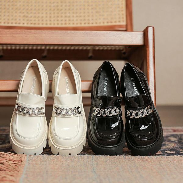 dress shoes japanese women's oxfords platform pumps casual patent leather creepers fashion british rubber lady's loafers, Black
dress shoes japanese women's oxfords platform pumps casual patent leather creepers fashion british rubber lady's loafers, Black