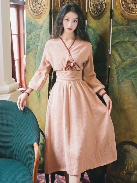 casual dresses 2021 fashion women's autumn and winter bow retro long sleeve dress, Black;gray
casual dresses 2021 fashion women's autumn and winter bow retro long sleeve dress, Black;gray