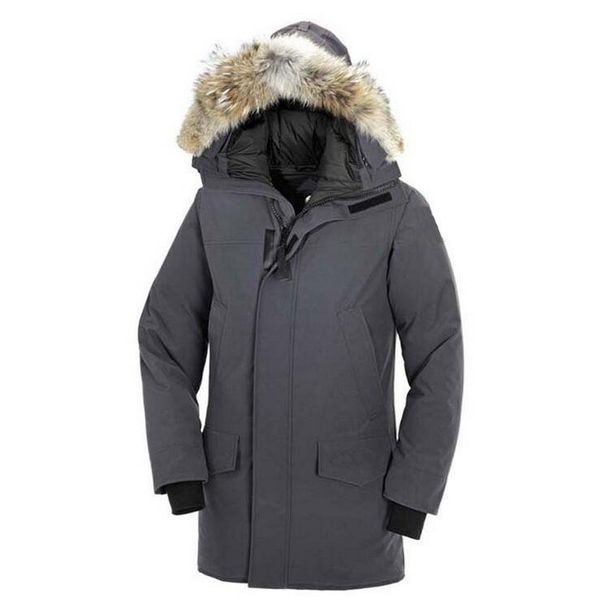 

dhl hipping canada men's brand european size 90% duck solid color parker coat down jacket mens outdoor sports cold warm jackets coats, Black