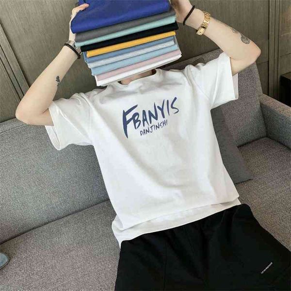men's t-shirts t shirt cotton short t-shirt 2021 ins fashion brand versatile half sleeve loose large kf4r, White;black
men's t-shirts t shirt cotton short t-shirt 2021 ins fashion brand versatile half sleeve loose large kf4r, White;black