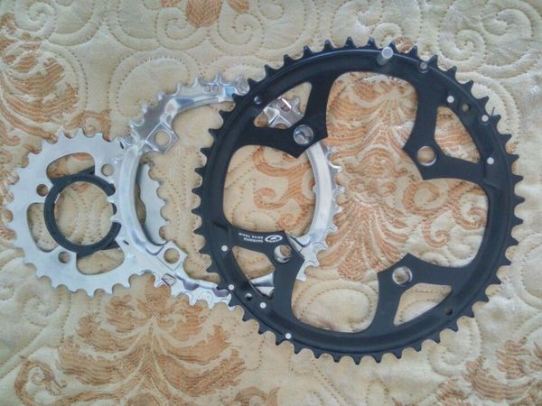 bike heels & chainwheels for 9 speed triple chainring set 48/36/26t bcd104 590 drive train chainwheel
bike heels & chainwheels for 9 speed triple chainring set 48/36/26t bcd104 590 drive train chainwheel