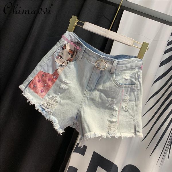 women's shorts women's 2021 summer high waist ripped denim college style slimming stretch female blue korean jean, White;black
women's shorts women's 2021 summer high waist ripped denim college style slimming stretch female blue korean jean, White;black