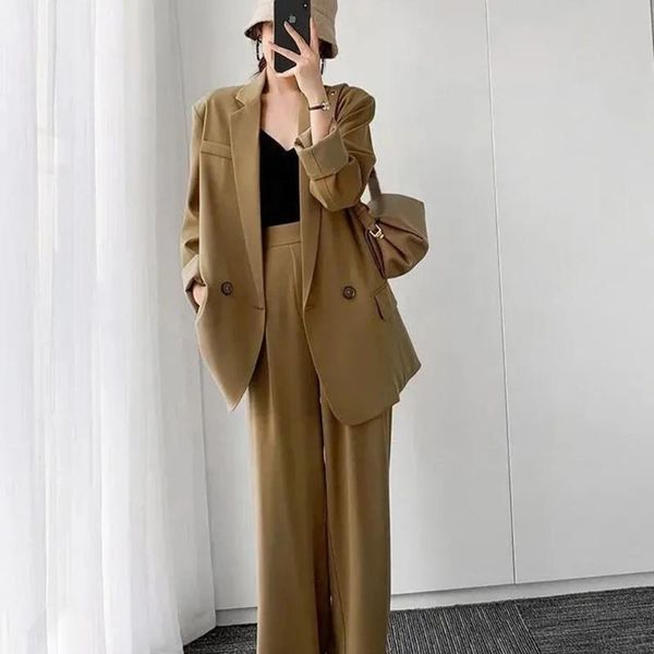 women's two piece pants casual suit female korean version of the spring 2021 women fashion blazer and thin temperament wide-leg trouser, White
women's two piece pants casual suit female korean version of the spring 2021 women fashion blazer and thin temperament wide-leg trouser, White