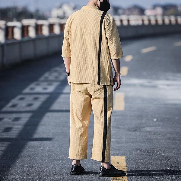men's tracksuits -5xl shirts + pants two pieces sets casual tracksuit fashion solid color suits loose fit shirt+wide leg xxxxxl, Gray
men's tracksuits -5xl shirts + pants two pieces sets casual tracksuit fashion solid color suits loose fit shirt+wide leg xxxxxl, Gray