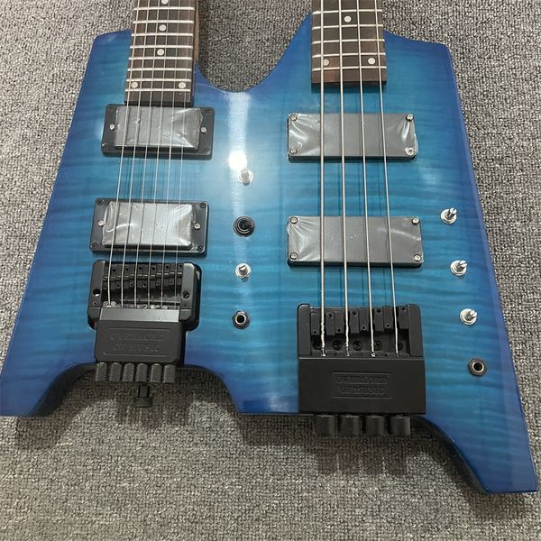 blue double head electric guitar electric bass combination, our shop can customize any guitar bass you like blue double head guitars guitarr
blue double head electric guitar electric bass combination, our shop can customize any guitar bass you like blue double head guitars guitarr