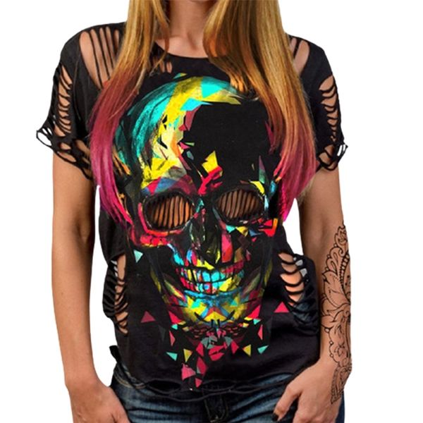 summer hole short sleeve women's backless round neck skeleton printing fashion personality casual streetwear t-shirt 210401, White
summer hole short sleeve women's backless round neck skeleton printing fashion personality casual streetwear t-shirt 210401, White