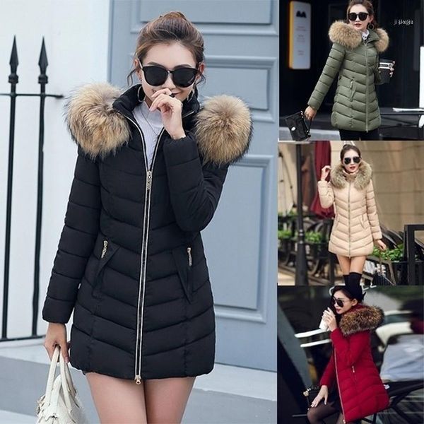 women's down & parkas zogaa 2021 winter cotton coats long section slim fit jacket large fur collar warm parka fashion 3xl1, Black
women's down & parkas zogaa 2021 winter cotton coats long section slim fit jacket large fur collar warm parka fashion 3xl1, Black