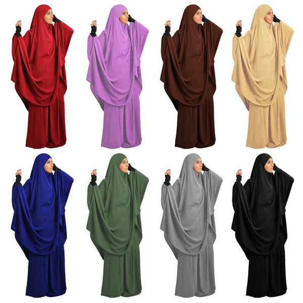 ethnic clothing two-piece set muslim women prayer garment dress hijab long khimar abaya jilbab outfit ramadan skirt abayas islamic clothes n, Red
ethnic clothing two-piece set muslim women prayer garment dress hijab long khimar abaya jilbab outfit ramadan skirt abayas islamic clothes n, Red