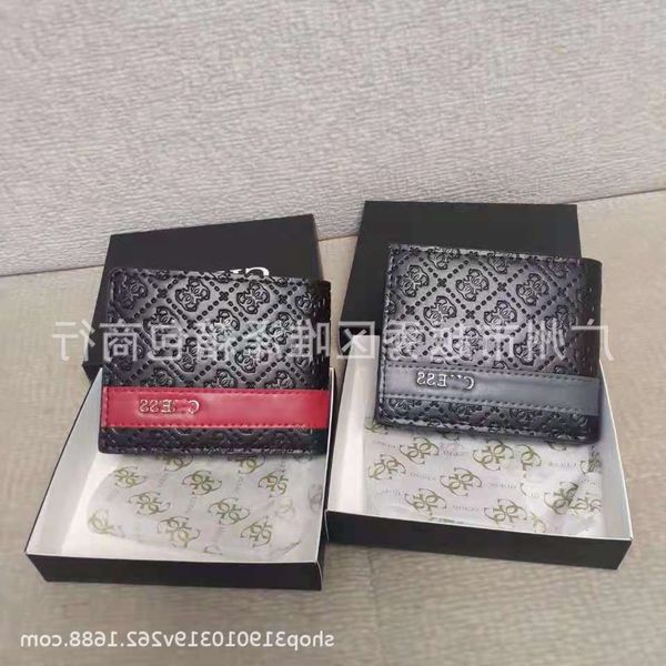 ges s men's wallet short simple printing fashion leisure business men