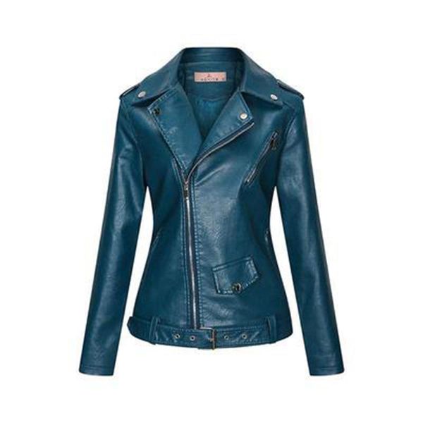 women's leather & faux 2021 spring autumn fashion blue coat women lapel black khaki plus size casual slim pu jacket n1328
women's leather & faux 2021 spring autumn fashion blue coat women lapel black khaki plus size casual slim pu jacket n1328