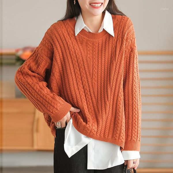 women's sweaters nini wonderland 2021 autumn long sleeve o-neck knit casual pullover sweater women loose irregular korean style, White;black
women's sweaters nini wonderland 2021 autumn long sleeve o-neck knit casual pullover sweater women loose irregular korean style, White;black