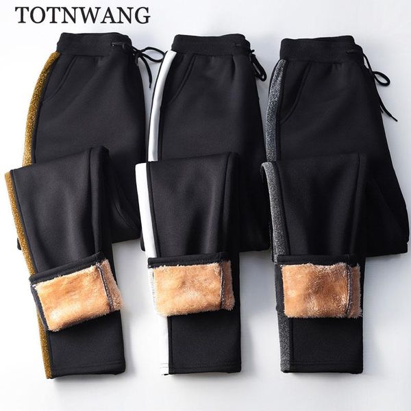 women's pants & capris totnwang winter plus velvet warm pencil pant women 2021 side striped harem casual loose size sweatpants female, Black;white
women's pants & capris totnwang winter plus velvet warm pencil pant women 2021 side striped harem casual loose size sweatpants female, Black;white