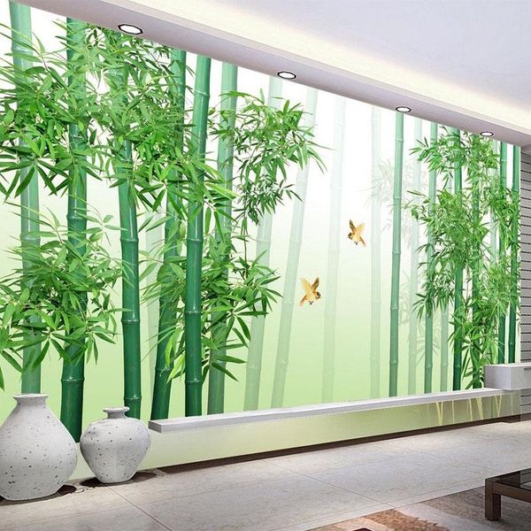 wallpapers modern chinese style green bamboo forest po mural wallpaper living room bedroom home decor eco-friendly waterproof wall cloth
wallpapers modern chinese style green bamboo forest po mural wallpaper living room bedroom home decor eco-friendly waterproof wall cloth