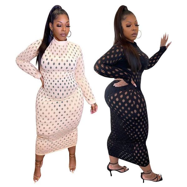casual dresses hollow out lace women dress plus size long sleeves stand neck stretchy bodycon mid calf autumn arrivals, Black;gray
casual dresses hollow out lace women dress plus size long sleeves stand neck stretchy bodycon mid calf autumn arrivals, Black;gray