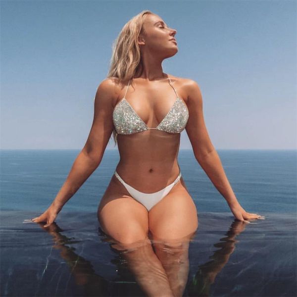 women's swimwear micro 2 piece bikini push up women summer rhinestone thong string bikinis set designer swimsuit bathing suit 2021, White;black
women's swimwear micro 2 piece bikini push up women summer rhinestone thong string bikinis set designer swimsuit bathing suit 2021, White;black