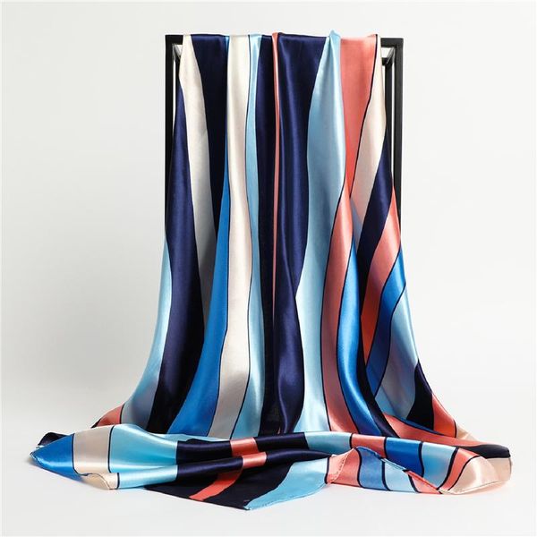scarves 2021 square scarf headband hair bands satin hijab for women neckerchief female band wraps print silk shawls bandana summer, Blue;gray
scarves 2021 square scarf headband hair bands satin hijab for women neckerchief female band wraps print silk shawls bandana summer, Blue;gray