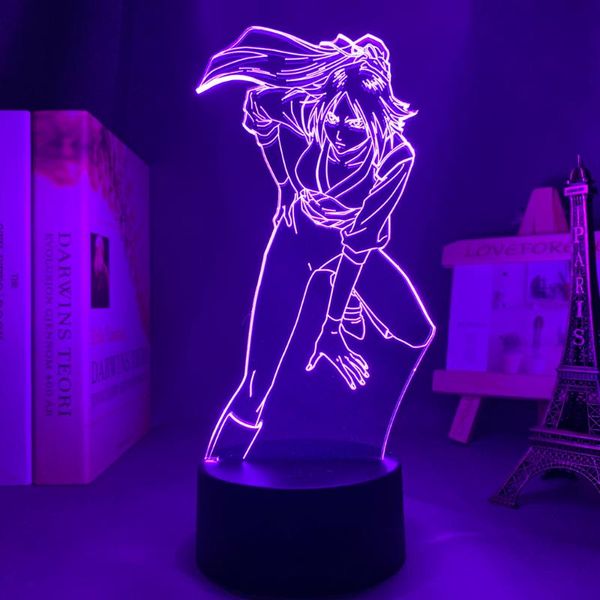 night lights 3d light anime bleach yoruichi shihouin for home decoration nightlight cool birthday gift acrylic led lamp
night lights 3d light anime bleach yoruichi shihouin for home decoration nightlight cool birthday gift acrylic led lamp