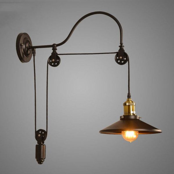 wall lamp vintage retro loft adjustable iron lifting pulley bedroom study office restaurant cafe light bra sconce
wall lamp vintage retro loft adjustable iron lifting pulley bedroom study office restaurant cafe light bra sconce