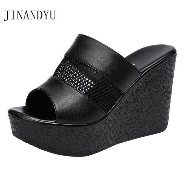 plus size 43 summer wedges slippers women high heels platform shoes beach fashion comfort slides mules, Black
plus size 43 summer wedges slippers women high heels platform shoes beach fashion comfort slides mules, Black