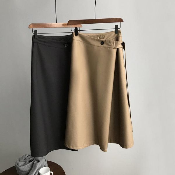 skirts 2021 spring women harajuku faldas high waist long skirt belt dedign jupe femme korean saia midi, Black
skirts 2021 spring women harajuku faldas high waist long skirt belt dedign jupe femme korean saia midi, Black