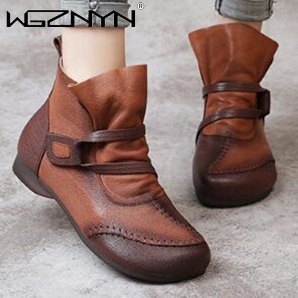 2022 new autumn winter genuine pu leather retro round toe lacing handmade ankle boots low heel all match women retro shoes, Red;white
2022 new autumn winter genuine pu leather retro round toe lacing handmade ankle boots low heel all match women retro shoes, Red;white