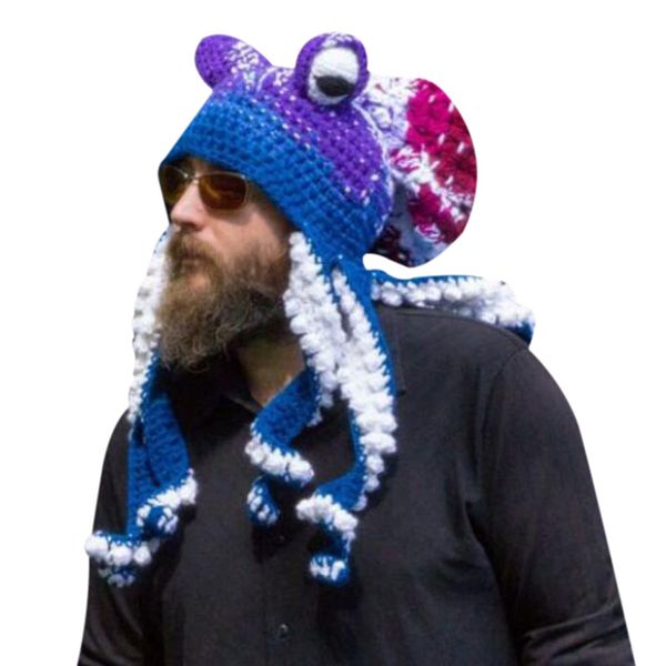 ocs tentacle hat hand-woven knitted ocs hat christmas halloween costume cosplay xr-hot, Blue;gray
ocs tentacle hat hand-woven knitted ocs hat christmas halloween costume cosplay xr-hot, Blue;gray